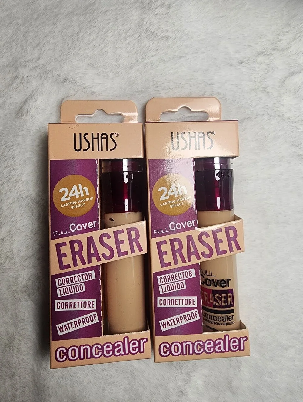 2pk Ushas Full Cover Eraser Concealer - Beige